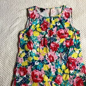 Talbots size 6 multicolor floral cotton blouse